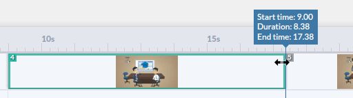 GoAnimate - Gérer la durée d'une scène