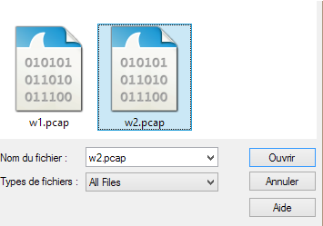 Ouverture d'un fichier PCAP tcpdump pcap fichier