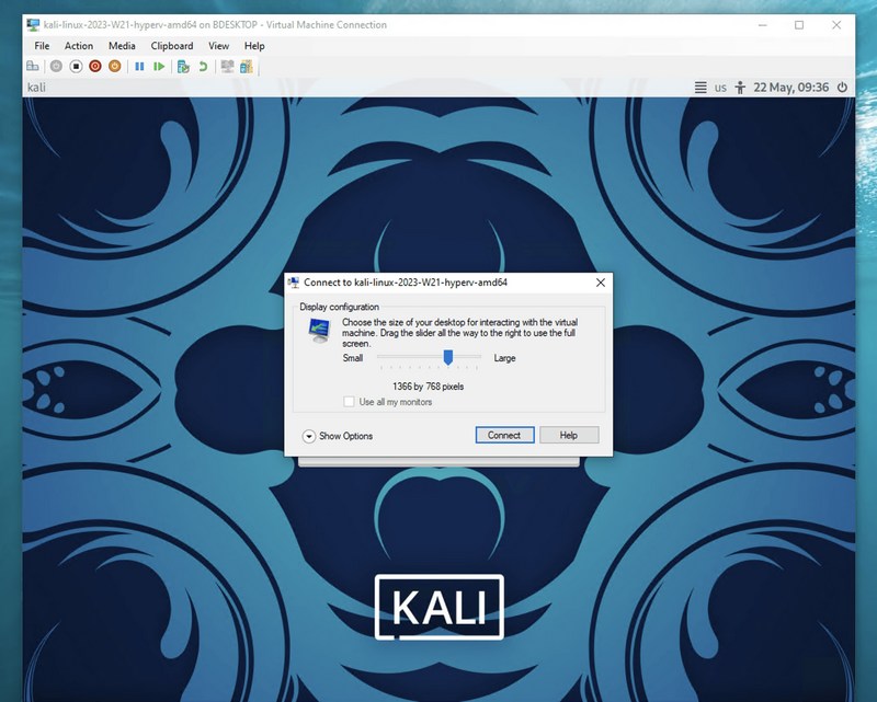 Kali Linux 2023.2 - Hyper-V