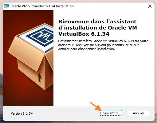Installer VirtualBox sur Windows 11