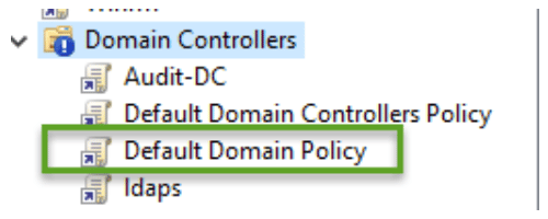 Héritage bloqué sur l'OU "Domain Controllers"