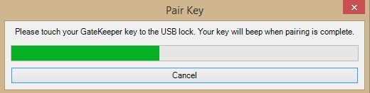 Synchronisation de la clé USB et du boitier GateKeeper gatekeeper-04