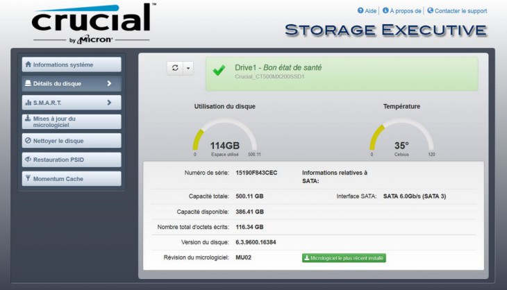Crucial Storage Executive