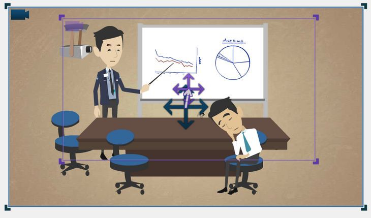 GoAnimate - Mouvement de la caméra (zoom)