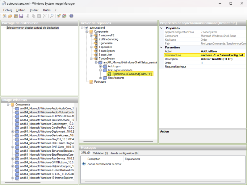 WSIM - Script activation WinRM pour Packer