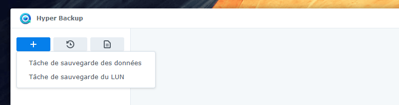 Synology - Hyper Backup - Créer une tâche de sauvegarde