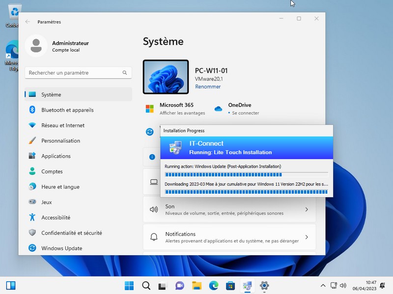 Déployer Windows 11 22H2 avec MDT - VM - Etape 10