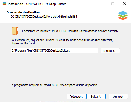 Installation ONLYOFFICE Desktop Editors - Etape 2