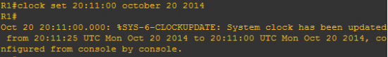 Paramétrage de l'heure sur Cisco clock log cisco