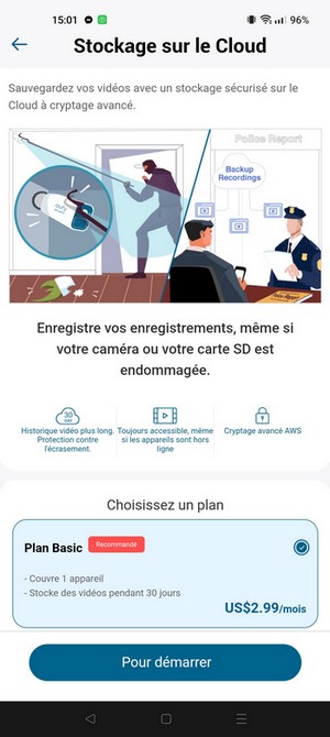 Eufy Security - Stockage Cloud - Offre