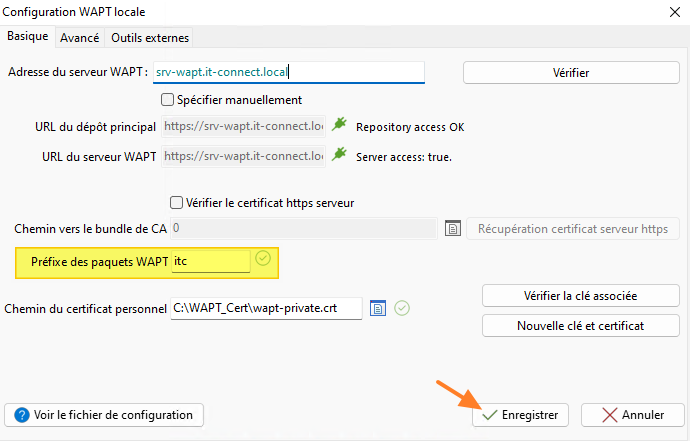 WAPT - Créer le certificat - 05