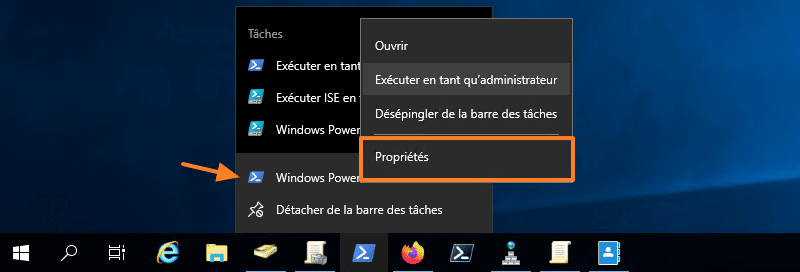 PowerShell - Raccourci admin