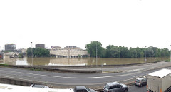 Ile de Puteaux, inondation, pont de Neuilly