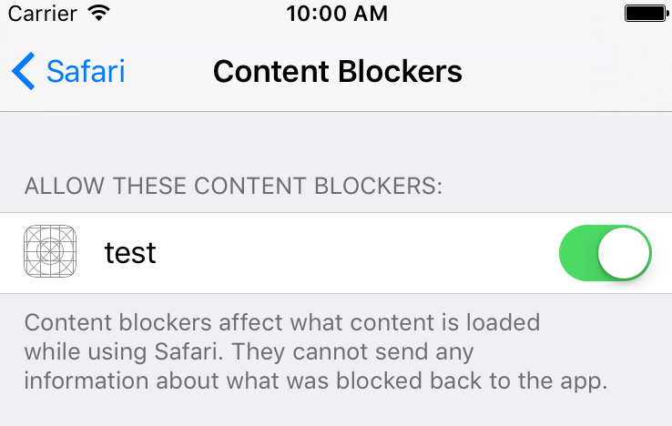 safari content blocker