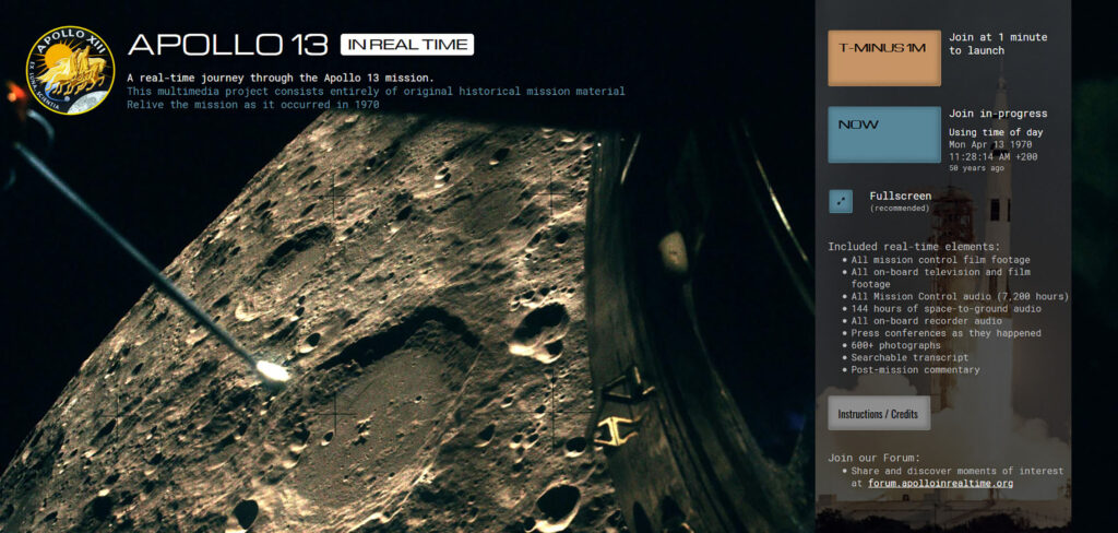 Apollo 13 in Real-time