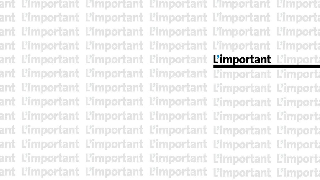 Limportant