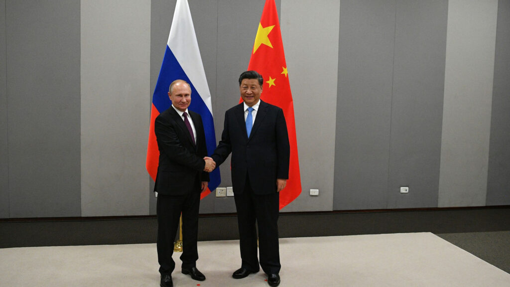 Russie Chine Vladimir Poutine Xi Jinping