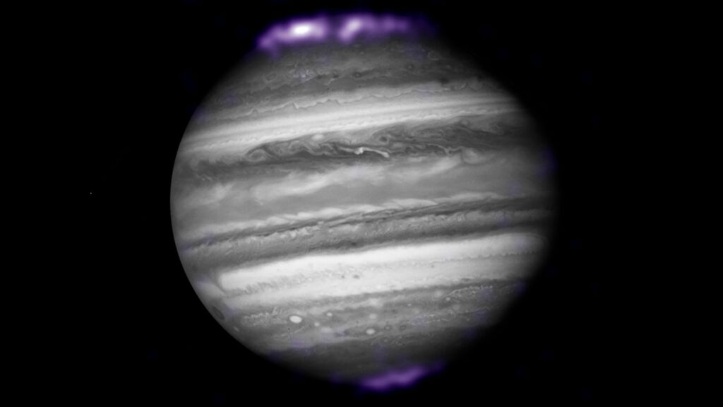Aurore boréale Jupiter
