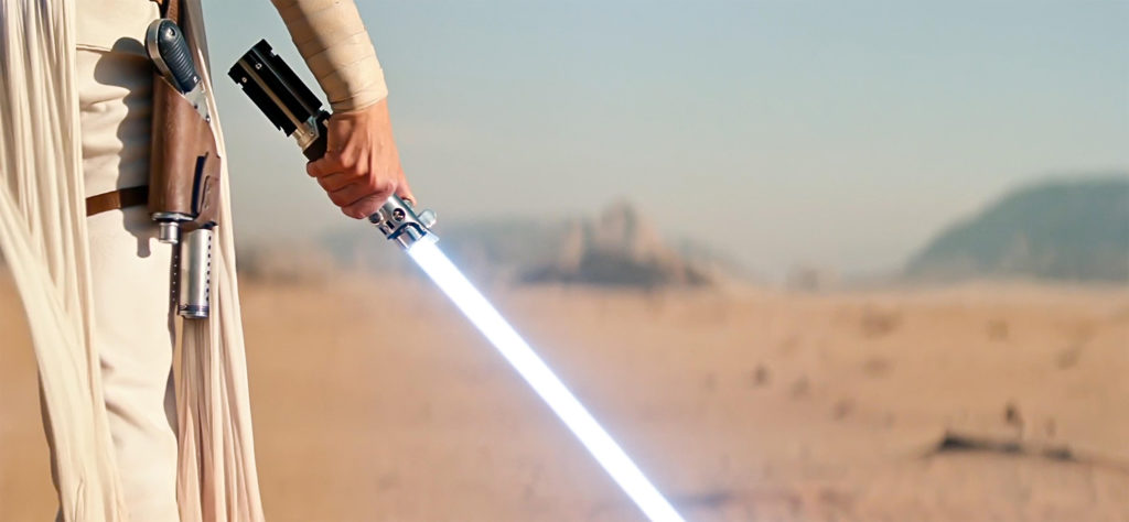 Star Wars sabre laser rey