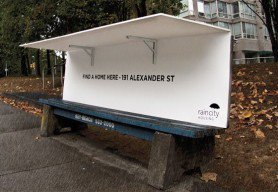 Canada: Contrairement à Angoulême, des bancs pensés pour les sans-abris